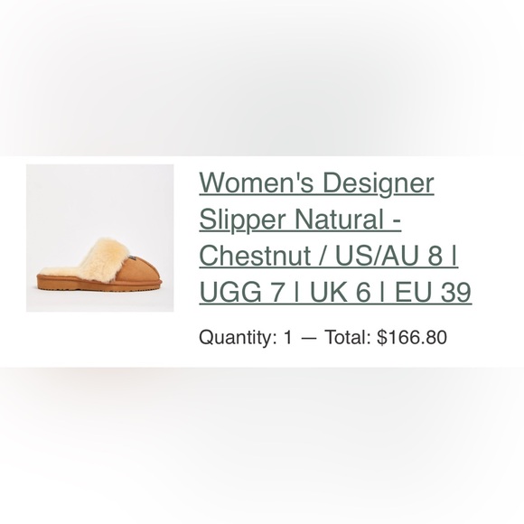 Since 74  Sheepskin Slippers - Chestnut - Picture 10 of 10